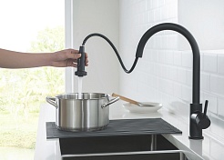 Timo Смеситель для кухни Saona 2316/03FL с выдвижной лейкой – фотография-5